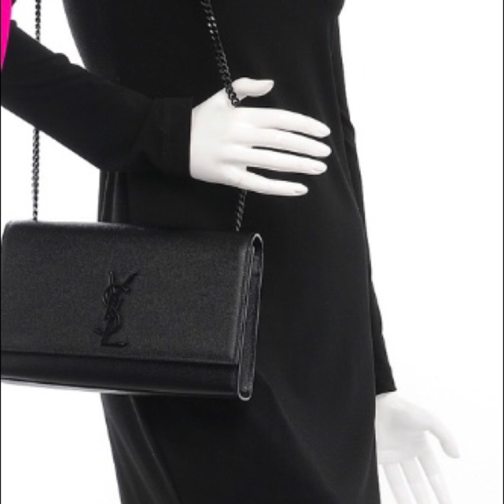 SAINT LAURENT Grain De Poudre Medium Classic Kate - Picture 2 of 15